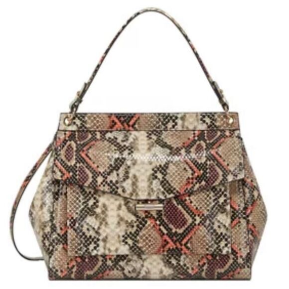 New Fiorelli Flynn Satchel Bag in Snakeskin - Picture 1 of 8